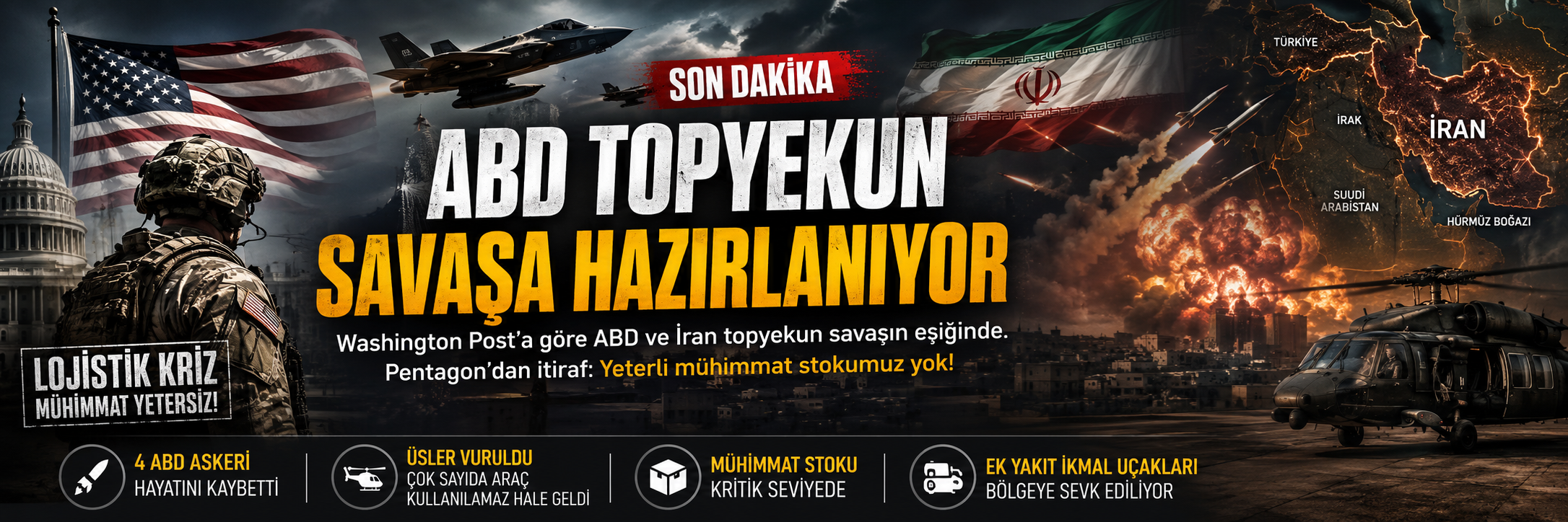 ABD Topyekun Savaşa Hazırlanıyor