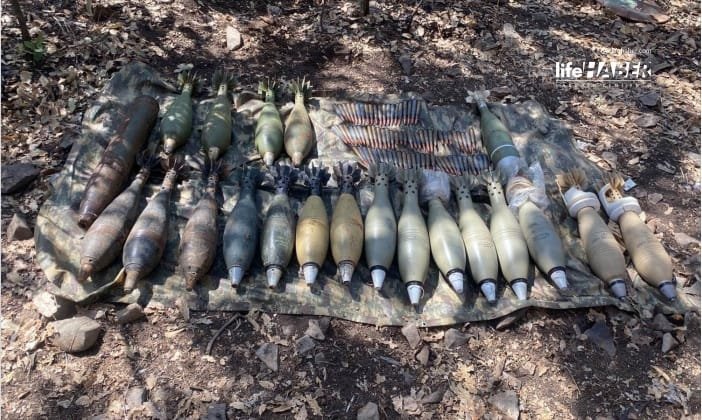 Pençe-Kilit Operasyonu’nda Teröristlere Ait Çok Sayıda Silah ve Mühimmat Ele Geçirildi