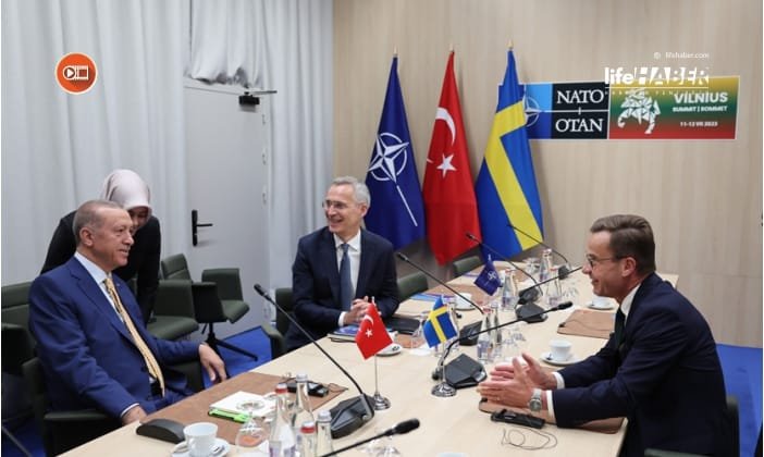 Cumhurbaşkanı Erdoğan, İsveç Başbakanı ve NATO Genel Sekreteri ile Üçlü Görüşme Gerçekleştirdi