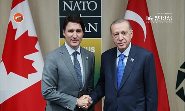 Cumhurbaşkanı Erdoğan, Kanada Başbakanı Trudeau ile Bir Araya Geldi