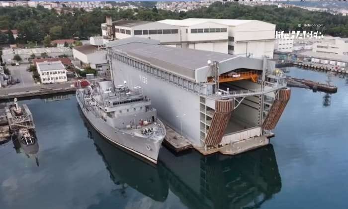 TCG Batıray Denizaltısı Havuza Çekildi