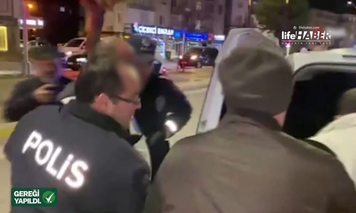 Aksaray’da Trafik Polislerine Saldıran 3 Kişi Tutuklandı