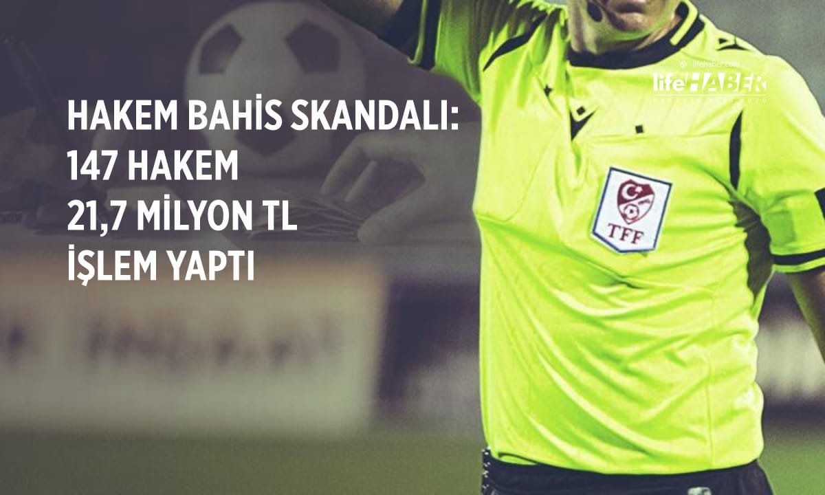 Hakem Bahis Skandalında MASAK Raporu: 147 Hakem, 21,7 Milyon Liralık İşlem