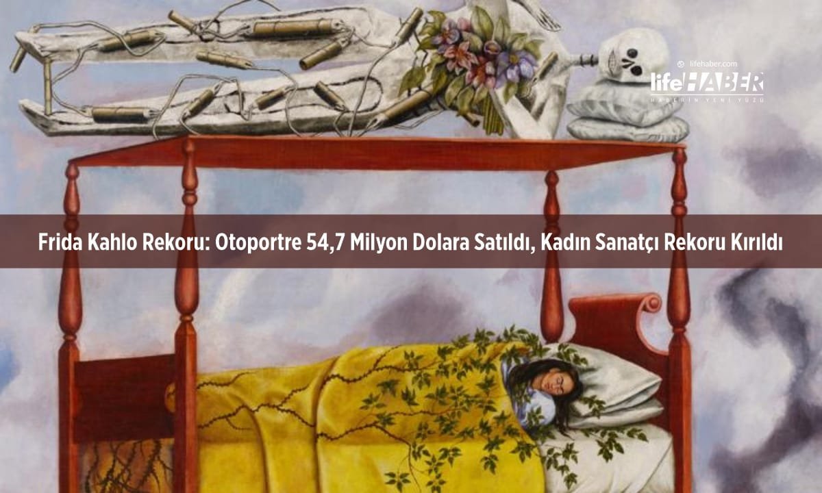 Frida Kahlo’nun Otoportresi 54,7 Milyon Dolara Satıldı: Kadın Sanatçı Rekoru Kırıldı