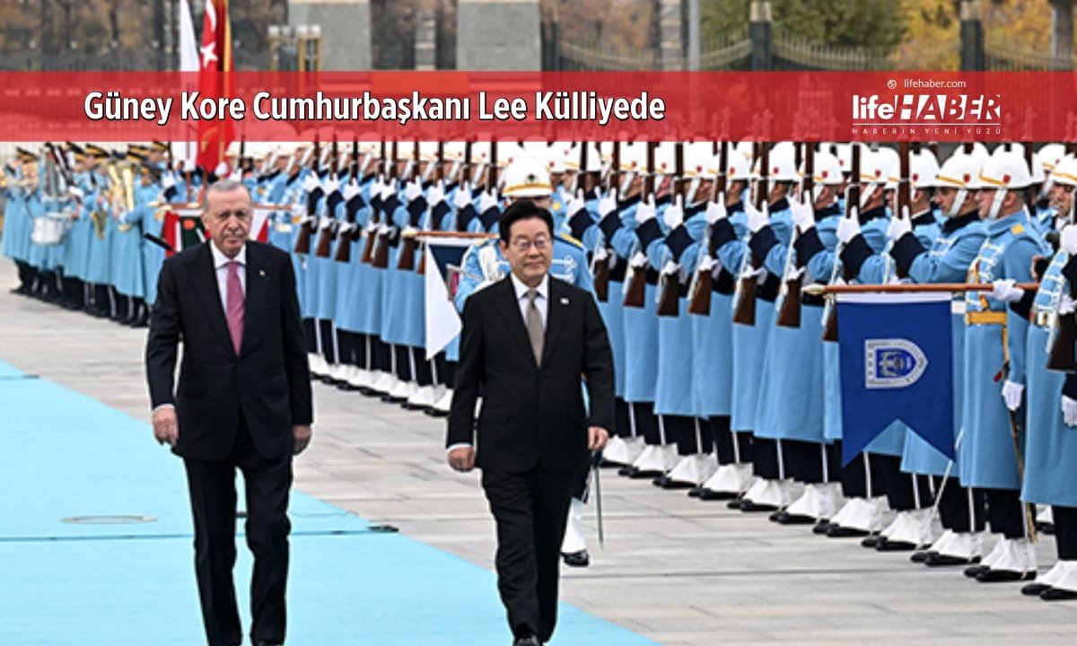 Cumhurbaşkanı Erdoğan, Güney Kore Cumhurbaşkanı Lee Jae-myung’u Resmî Törenle Karşıladı