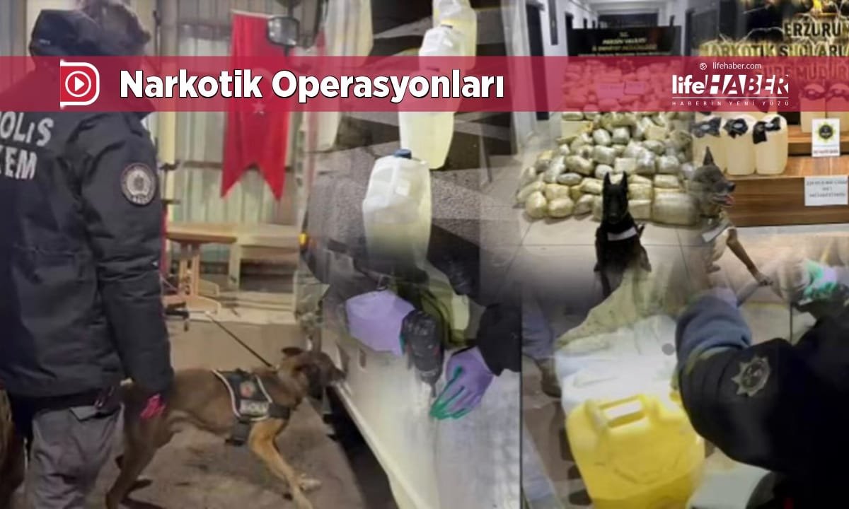 Mersin ve Erzurum’da Kapsamlı Uyuşturucu Baskınları: Yüzlerce Kilogram Zehir Ele Geçirildi
