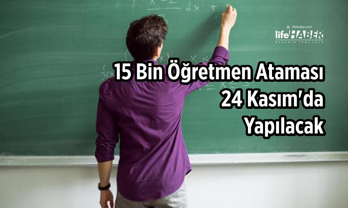 Bakan Tekin’den 15 Bin Öğretmen Ataması Açıklaması: 24 Kasım’da Cumhurbaşkanı Katılacak