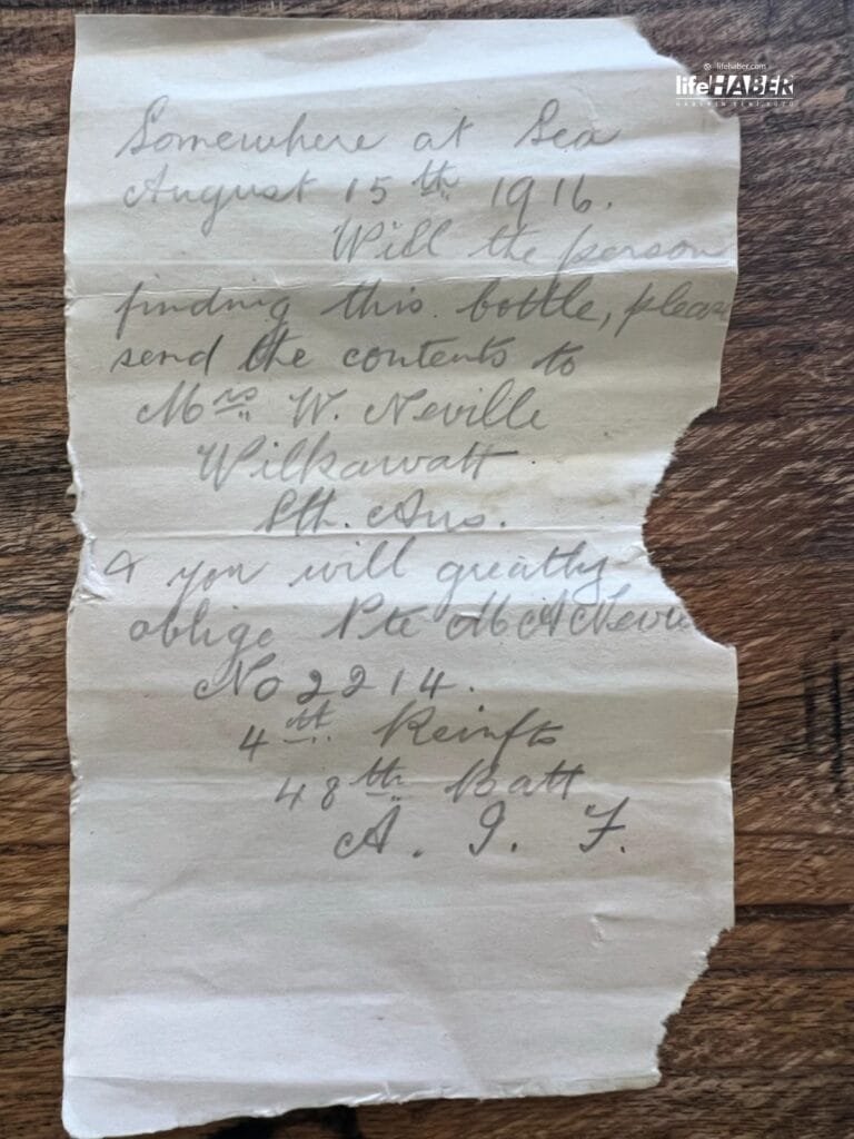 Tarihe Işık Tuttu: I. Dünya Savaşı'nda Cepheye Giden İki Askerin Son Mektupları Ailesine Ulaştı 2 sise3 Life Haber Ajansı