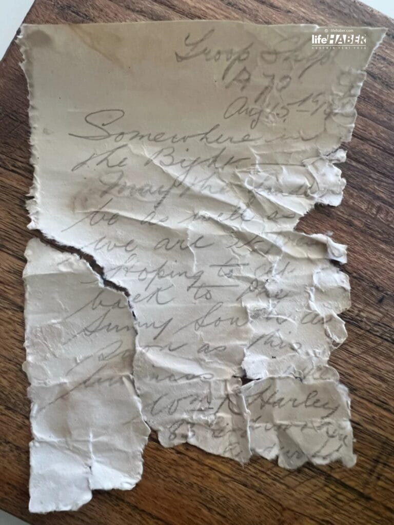 Tarihe Işık Tuttu: I. Dünya Savaşı'nda Cepheye Giden İki Askerin Son Mektupları Ailesine Ulaştı 3 sise4 Life Haber Ajansı