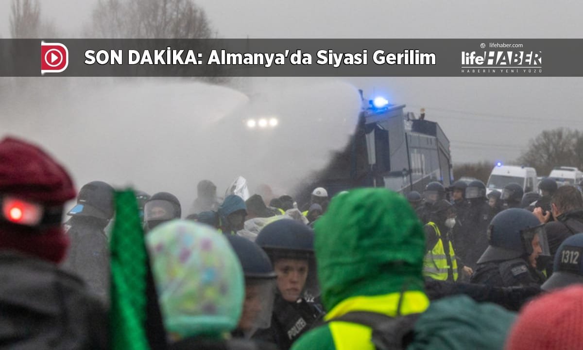Almanya’da Gençlik Grubu Protestosunda Kaos