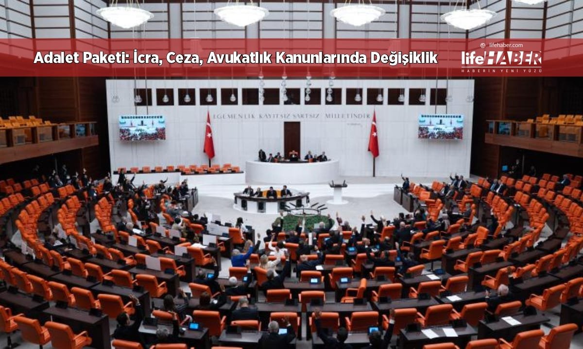 Adalet Paketi TBMM’de: İcra ve İflas, Avukatlık, Ceza ve Esnaf Kanunlarında Kapsamlı Değişiklikler