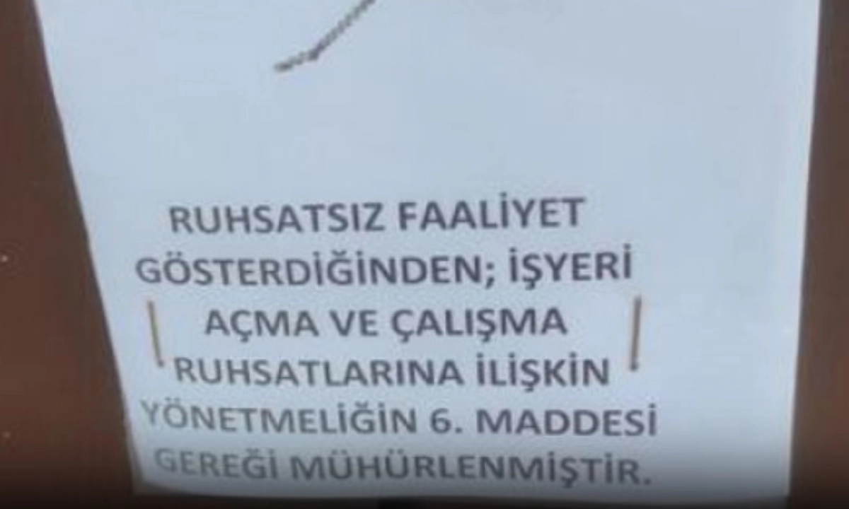 Samsun City Mall AVM Mühürlendi