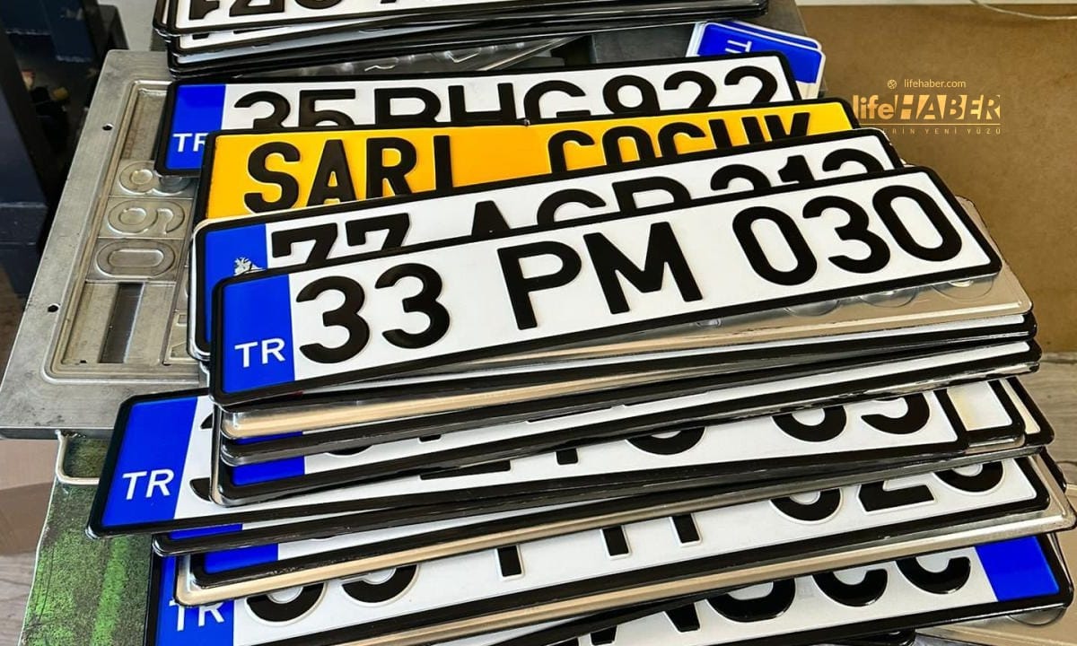 Standart Dışı Plaka Ücretsiz Değişecek